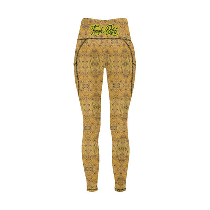 DAZ Premium Fit Tough Gold | Leggings de cintura alta con bolsillos