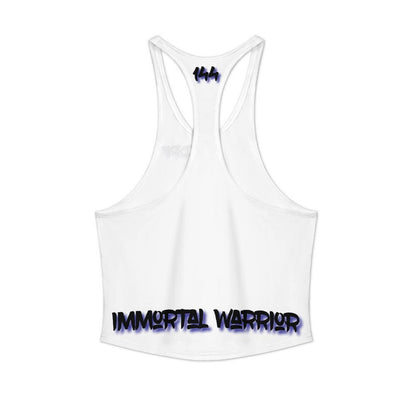 DAZ Premium Fit Immortal Warrior | Camiseta de tirantes blanca de hombre