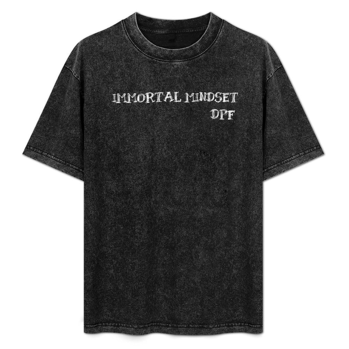 DAZ Premium Fit Immortal Mindset | Camiseta de algodón efecto lavado