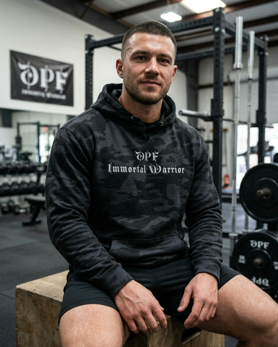 Sudadera con capucha DPF Immortal Warrior de camuflaje