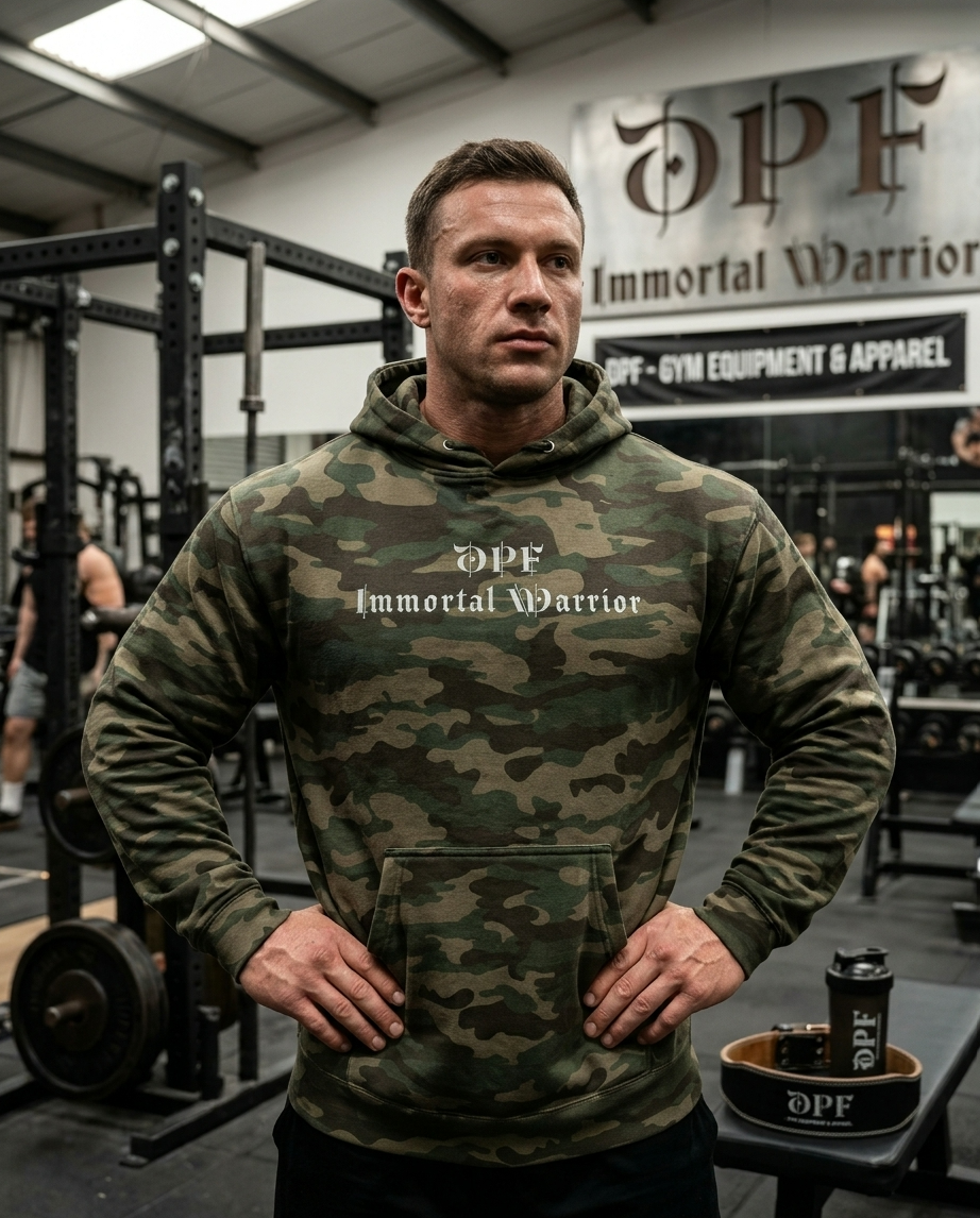 Sudadera con capucha DPF Immortal Warrior de camuflaje