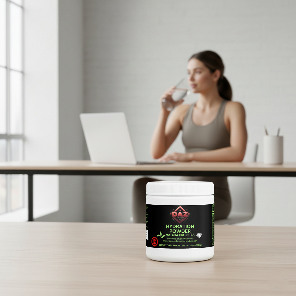 Polvo hidratante DAZ Premium Fit (té verde matcha)