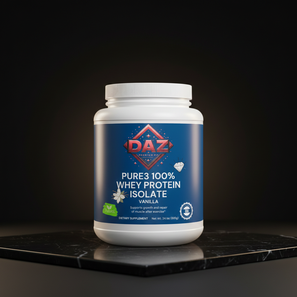 Pure3 100% Whey Protein Isolate DAZ Premium Fit (Vanilla)
