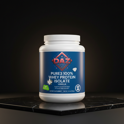 Pure3 100% Whey Protein Isolate DAZ Premium Fit (Vanilla)