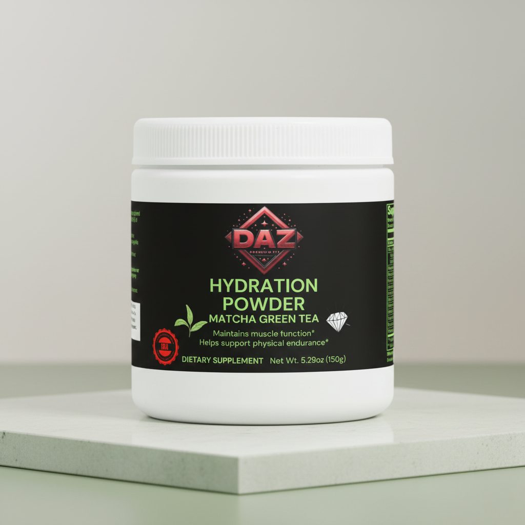 Polvo hidratante DAZ Premium Fit (té verde matcha)
