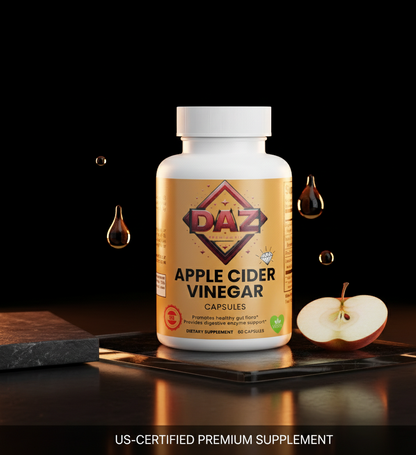 Cápsulas de vinagre de sidra de manzana DAZ Premium Fit