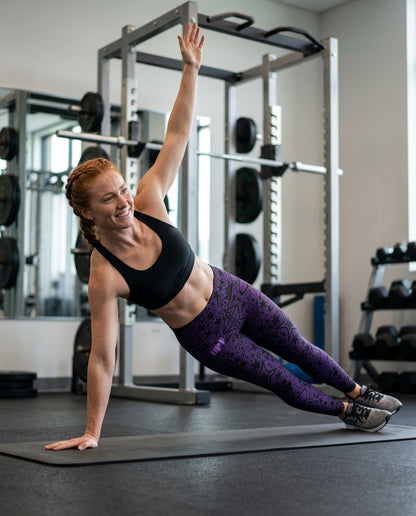 DPF Purple Star Pocket | Leggings with pockets