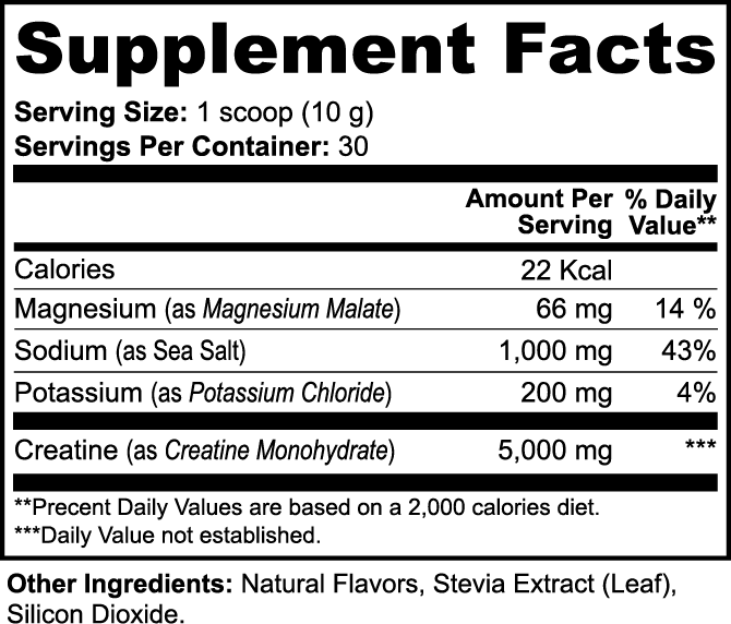 Creatine Hydration Powder DAZ Premium Fit