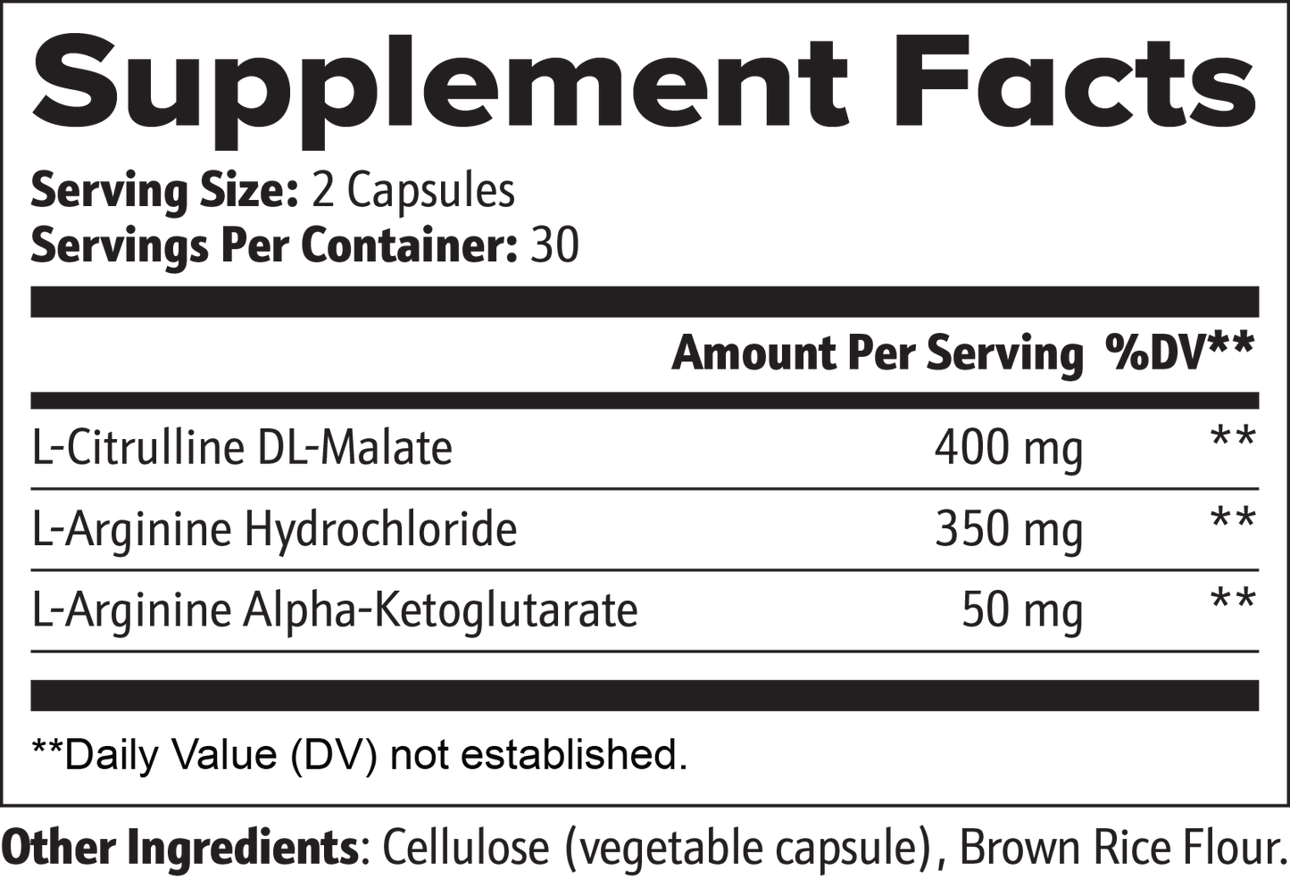 DAZ Premium Fit Combination of L-Citrulline and L-Arginine